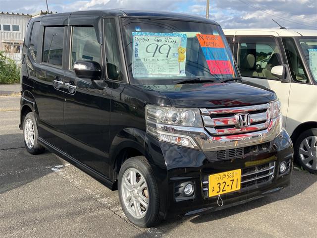 Ｎ－ＢＯＸカスタム Ｇ・Ｌパッケージ　４ＷＤ　ＥＴＣ　バックカメラ　両側スライド・片側電動　ナビ　ＴＶ　オートライト　ＨＩＤ　スマートキー　アイドリングストップ　電動格納ミラー　シートヒーター　ベンチシート　ＣＶＴ　盗難防止システム（13枚目）