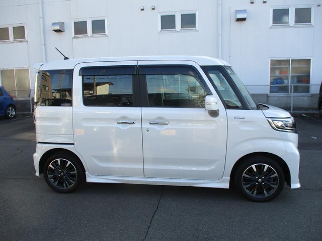 スペーシアカスタム カスタム　ＨＹＢＲＩＤ　ＸＳ　４ＷＤ　衝突被害軽減ブレーキ　ナビ　スライドドア　プッシュスタート　シートヒーター　オートエアコン　４ＷＤ　衝突被害軽減システム　アイドリングストップ　横滑り防止機能　衝突安全ボディ　盗難防止システム（4枚目）