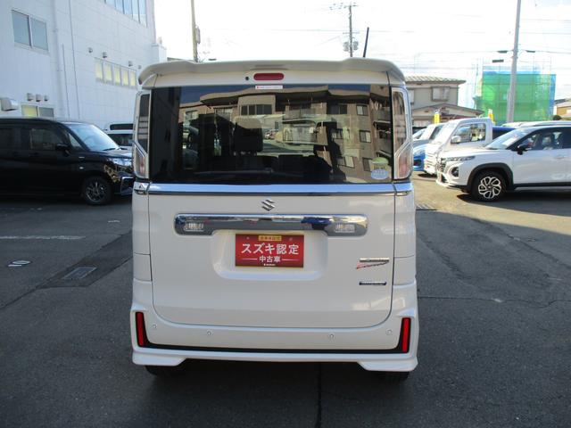 スペーシアカスタム カスタム　ＨＹＢＲＩＤ　ＸＳ　４ＷＤ　衝突被害軽減ブレーキ　ナビ　スライドドア　プッシュスタート　シートヒーター　オートエアコン　４ＷＤ　衝突被害軽減システム　アイドリングストップ　横滑り防止機能　衝突安全ボディ　盗難防止システム（6枚目）