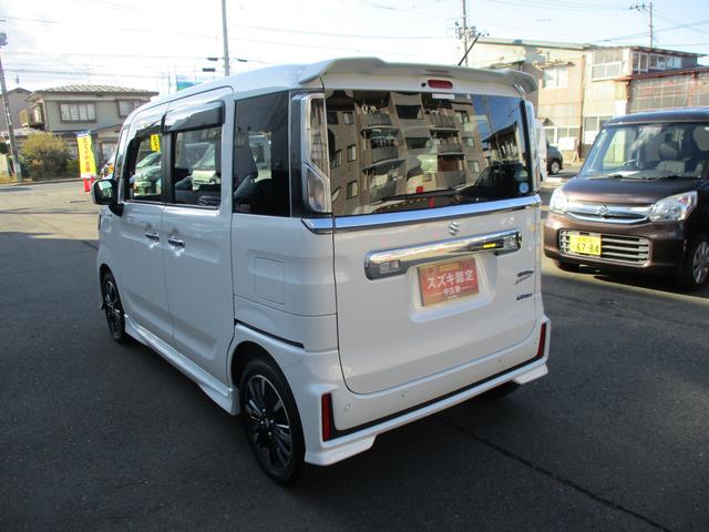 スペーシアカスタム カスタム　ＨＹＢＲＩＤ　ＸＳ　４ＷＤ　衝突被害軽減ブレーキ　ナビ　スライドドア　プッシュスタート　シートヒーター　オートエアコン　４ＷＤ　衝突被害軽減システム　アイドリングストップ　横滑り防止機能　衝突安全ボディ　盗難防止システム（7枚目）