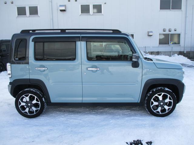 ハスラー Ｊスタイル　フルタイム４ＷＤ　ＣＶＴ　衝突被害軽減ブレーキ　ＣＤプレイヤー　オートライト　プッシュスタート　シートヒーター　オートエアコン　ＥＴＣ　４ＷＤ　衝突被害軽減システム　アイドリングストップ　横滑り防止機能　衝突安全ボディ　盗難防止システム（4枚目）