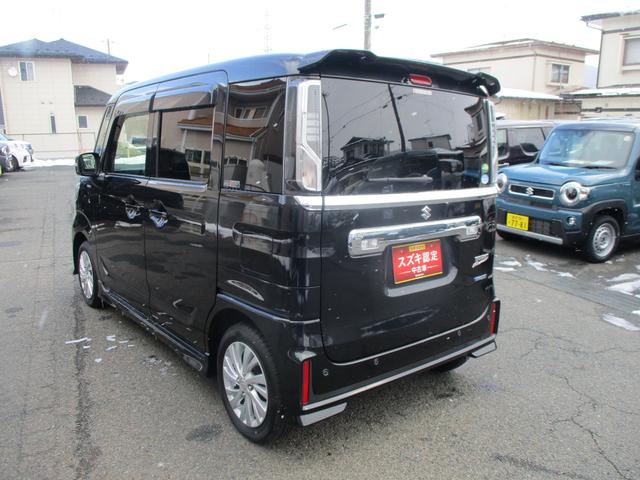 スペーシアカスタム カスタム HYBRID GS 2型 4WD CVT スライドドア プッシュスタート シートヒーター オートエアコン 衝突被害軽減システム アイドリングストップ 横滑り防止機能 衝突安全ボディ 盗難防止システム CDプレイヤー ETC(65枚目)