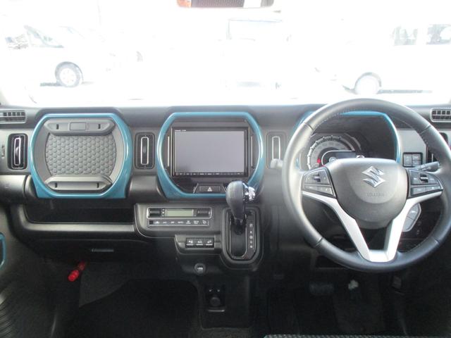 ハスラー ＨＹＢＲＩＤ　Ｘターボ　４ＷＤ　衝突被害軽減ブレーキ　全方位モニター　ナビ　プッシュスタート　シートヒーター　オートエアコン　スズキセーフティーサポート　衝突被害軽減システム　アイドリングストップ　横滑り防止機能　衝突安全ボディ　盗難防止システム（22枚目）