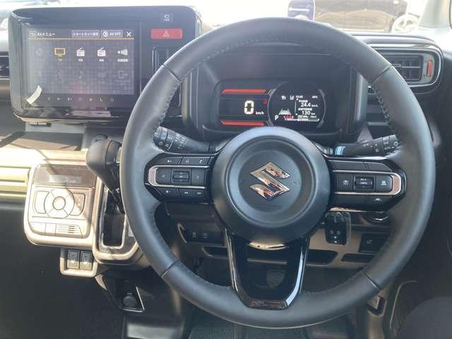 スペーシアギア ハイブリッドＸＺ　４ＷＤ　全方位モニタ付メモリーナビ（フルセグ／Ｂｌｕｅｔｏｏｔｈ）両側パワースライドドア　スマートキー　アダプティブクルーズコントロール　車線逸脱警報　衝突軽減ブレーキ　ハンドルヒーター純正アルミ（15枚目）