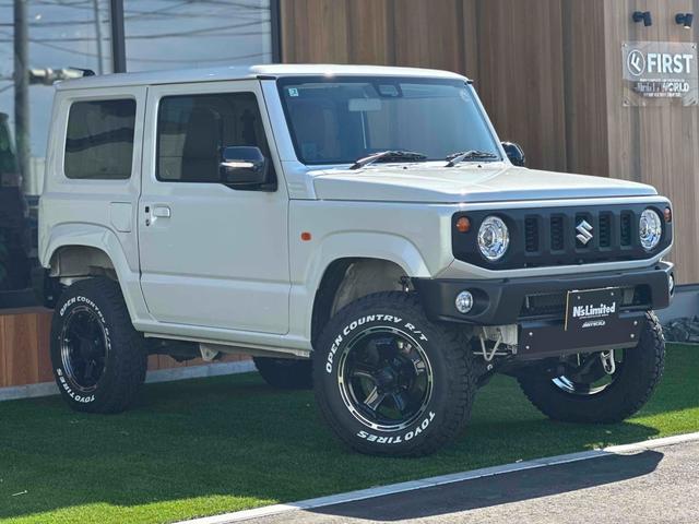 ジムニー ＸＣ　４ＷＤ　ＪＡＯＳ４０ｍｍアップ　新品オープンカントリー　ショウワガレージ前後バンパー　ナンバー移設キット　バックカメラ　クリアランスソナー　オートクルコン　レーンアシスト　　ヘッドライトウォッシャー（20枚目）
