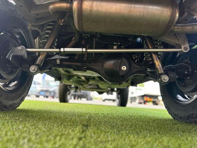 ジムニー ＸＣ　４ＷＤ　ＪＡＯＳ４０ｍｍアップ　新品オープンカントリー　ショウワガレージ前後バンパー　ナンバー移設キット　バックカメラ　クリアランスソナー　オートクルコン　レーンアシスト　　ヘッドライトウォッシャー（37枚目）