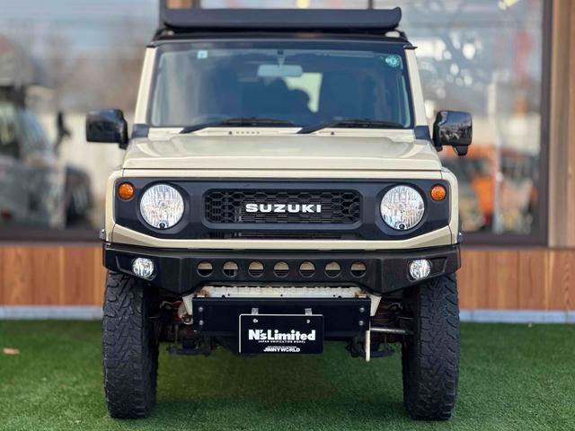 ジムニー XL 4WD TOCバンパー 2インチリフトアップ サンダーテール ショウワガレージキャリア BRAT製アルミホイール YOKOHAMA GEOLANDER ナビ TV スマートキー 電動格納ミラー(18枚目)