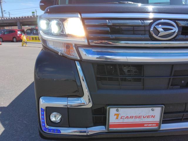 タント カスタムＲＳ　トップエディションＳＡＩＩＩ　４ＷＤ　バックカメラ　両側電動スライドドア　ナビ　ＴＶ　クリアランスソナー　衝突被害軽減システム　オートマチックハイビーム　オートライト　ＬＥＤヘッドランプ　スマートキー　アイドリングストップ（27枚目）