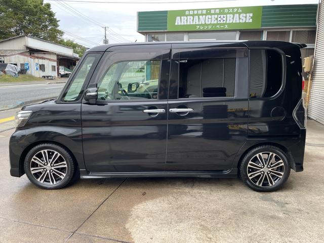 タント カスタムＲＳ　トップエディションＳＡＩＩ　４ＷＤ　ターボ　ナビ　ＴＶ　Ｂカメラ　両側Ｐドア　ダウンサス　エンジンスターター　夏冬タイヤ（3枚目）