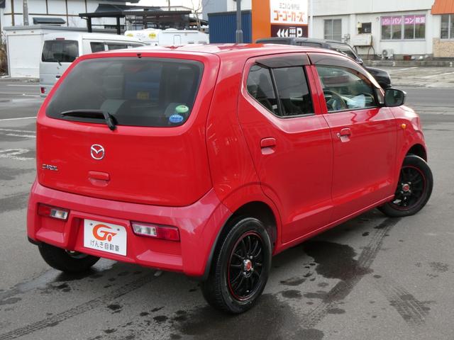 キャロル ＧＳ　４ＷＤ　軽自動車　衝突被害軽減ブレーキ　純正ＣＤ／ラジオ　キーレス　運転席・助手席シートヒーター　フォグランプ　横滑り防止装置　アイドリングストップ　電動格納ミラー　ミラーヒーター（2枚目）