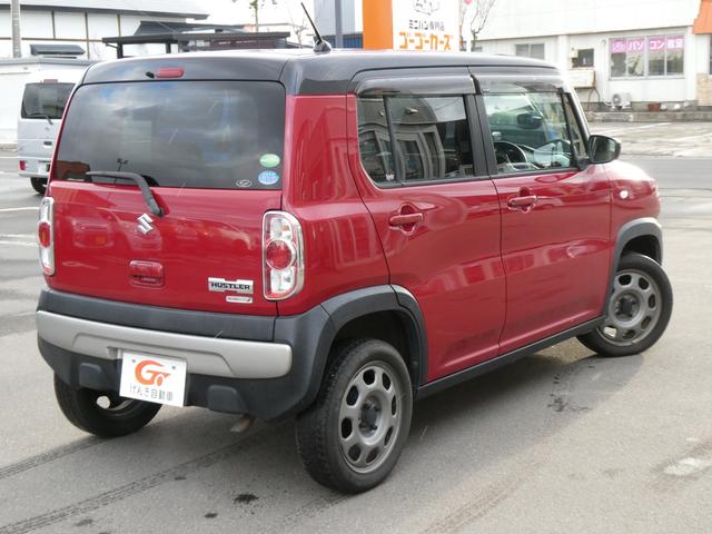 ハスラー Gターボ 軽自動車 衝突被害軽減ブレーキ 純正ナビ ワンセグTV Bluetooth キーフリー プッシュスタート ETC 運転席シートヒーター HIDライト 横滑り防止装置 電動格納ミラー ミラーヒーター(2枚目)