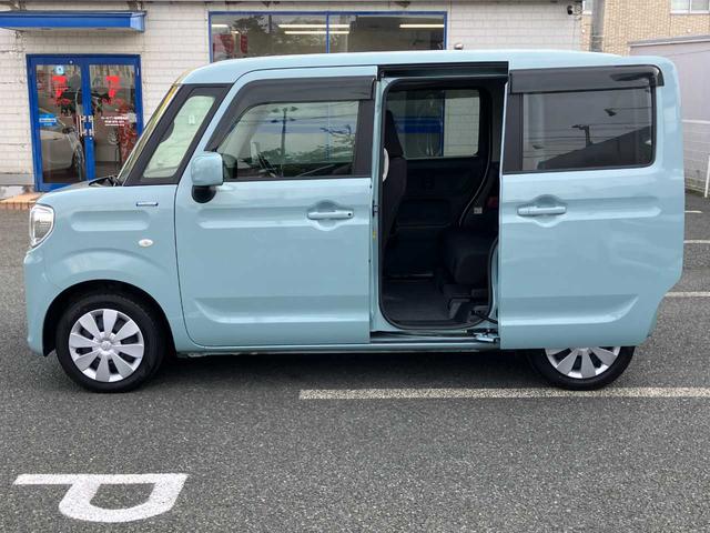 スペーシア ハイブリッドＧ　４ＷＤ／ユーザー買取車／社外ナビ／ＴＶ／Ｂｌｕｅｔｏｏｔｈ／ＤＶＤ再生／シートヒーター／ＥＴＣ／アイドリングストップ／横滑り防止／プッシュ式スタート／両側スライド／オートライト／スペアキー／取説手帳／（14枚目）