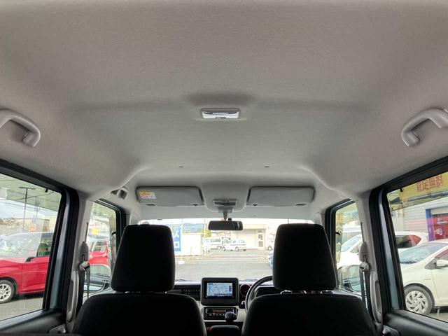 スペーシア ハイブリッドＧ　４ＷＤ／ユーザー買取車／社外ナビ／ＴＶ／Ｂｌｕｅｔｏｏｔｈ／ＤＶＤ再生／シートヒーター／ＥＴＣ／アイドリングストップ／横滑り防止／プッシュ式スタート／両側スライド／オートライト／スペアキー／取説手帳／（17枚目）