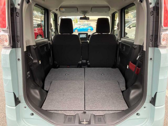 スペーシア ハイブリッドＧ　４ＷＤ／ユーザー買取車／社外ナビ／ＴＶ／Ｂｌｕｅｔｏｏｔｈ／ＤＶＤ再生／シートヒーター／ＥＴＣ／アイドリングストップ／横滑り防止／プッシュ式スタート／両側スライド／オートライト／スペアキー／取説手帳／（18枚目）