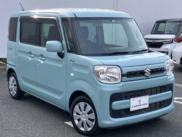 スペーシア ハイブリッドＧ　４ＷＤ／ユーザー買取車／社外ナビ／ＴＶ／Ｂｌｕｅｔｏｏｔｈ／ＤＶＤ再生／シートヒーター／ＥＴＣ／アイドリングストップ／横滑り防止／プッシュ式スタート／両側スライド／オートライト／スペアキー／取説手帳／（22枚目）