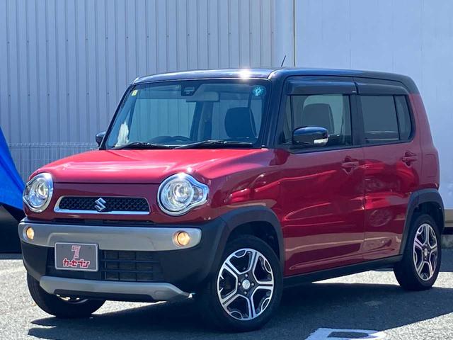 ハスラー Ｘ　４ＷＤ　ナビ＆フルセグ　シートヒーター　軽減ブレーキ　ＨＩＤ　オートライト　フォグランプ　純正アルミ　マット＆バイザー（2枚目）