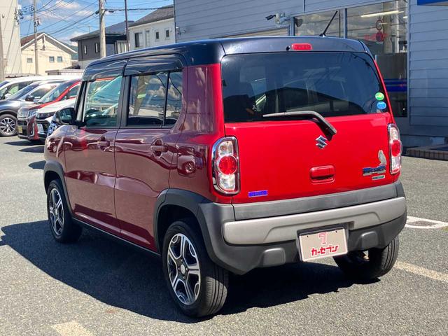 ハスラー Ｘ　４ＷＤ　ナビ＆フルセグ　シートヒーター　軽減ブレーキ　ＨＩＤ　オートライト　フォグランプ　純正アルミ　マット＆バイザー（7枚目）