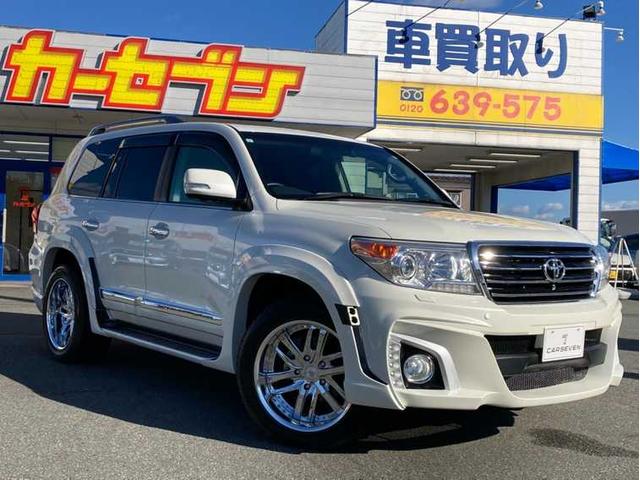 ランドクルーザー ＺＸ　ＷＡＬＤエアロ／マフラ／ＷＡＬＤ２０インチＬＳ／サンルーフ／黒革／ナビ／フルセグ／Ｂｌｕｅｔｏｏｔｈ／ＤＶＤ／フリップダウン／Ｂカメラ／シートヒーター＆クーラ／リアシートヒータ／フロント＆リアフォグ（8枚目）