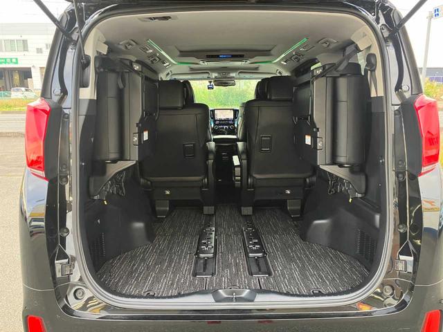 アルファードハイブリッド SR Cパッケージ 寒冷地仕様/4WD/TRDエアロ/衝突軽減/エンジンスターター/アルパインナビ/フルセグTV/Bluetooth/DVD再生/フリップダウンモニタ/バックカメラ/ステアリングヒータ/シートヒータ&クー(51枚目)