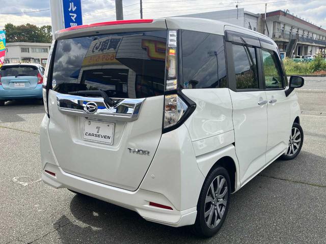 トール カスタムＧ　ＳＡＩＩ　４ＷＤ／フロントガラス熱線／両側パワースライドドア／衝突軽減ブレーキ／横滑防止／シートヒータ／ドラレコ／ナビ／フルセグＴＶ／Ｂｌｕｅｔｏｏｔｈ／ＤＶＤ再生／全方位モニター／アイドリングストップ／ＥＴＣ（3枚目）