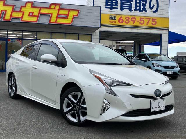 プリウス Aプレミアム ツーリングセレクション 4WD/衝突軽減ブレーキ/横滑防止/BSM/寒冷地/フロントガラス熱線/リアフォグ/エンスタ/黒革シート/HUD/クルコン/ナビ/フルセグTV/Bluetooth/DVD/Bカメラ/ドラレコ/ETC/(8枚目)