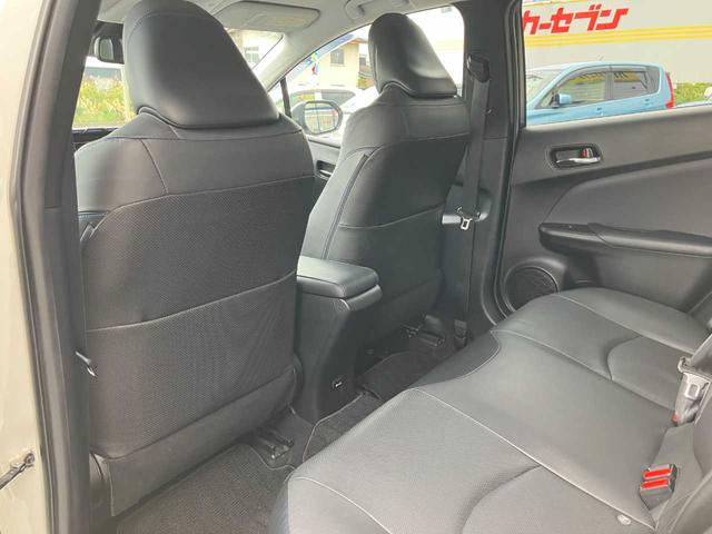 プリウス Aプレミアム ツーリングセレクション 4WD/衝突軽減ブレーキ/横滑防止/BSM/寒冷地/フロントガラス熱線/リアフォグ/エンスタ/黒革シート/HUD/クルコン/ナビ/フルセグTV/Bluetooth/DVD/Bカメラ/ドラレコ/ETC/(61枚目)