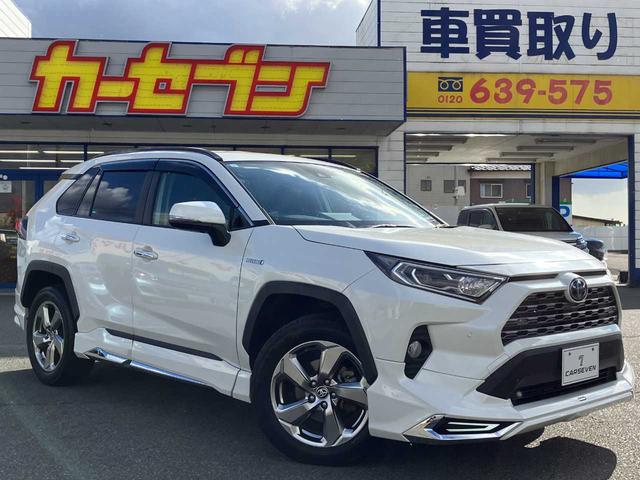 ＲＡＶ４ ハイブリッドＧ　ハイブリッド４ＷＤ／モデリスタ／レザー／１オーナ／ＢＳＭ／寒冷地／フロントガラス熱線／リアフォグ／衝突軽減／横滑防止／前席シートヒータ／自動バックドア／ナビ／フルセグ／ブルートゥース／ＤＶＤ／Ｂカメラ（8枚目）