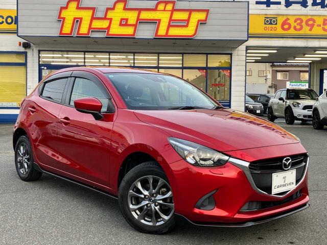 デミオ １３Ｓツーリング　４ＷＤ／衝突軽減ブレーキ／横滑防止／純正エンジンスターター／前席シートヒーター／ナビ／フルセグＴＶ／ブルートゥース／ＤＶＤ再生／バックカメラ／オート電動格納サイドミラー／オートライト／アイドリングス（8枚目）