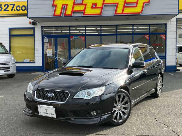 レガシィツーリングワゴン ２．０ＧＴスペックＢ　６速マニュアル／約２２１千ｋｍ時タイミングベルト交換済み／カロッツェリアナビ／フルセグＴＶ／ブルートゥース／ＤＶＤ再生／バックカメラ／ＨＫＳマフラー／純正１８アルミ／ワーク１８アルミ夏付き（9枚目）