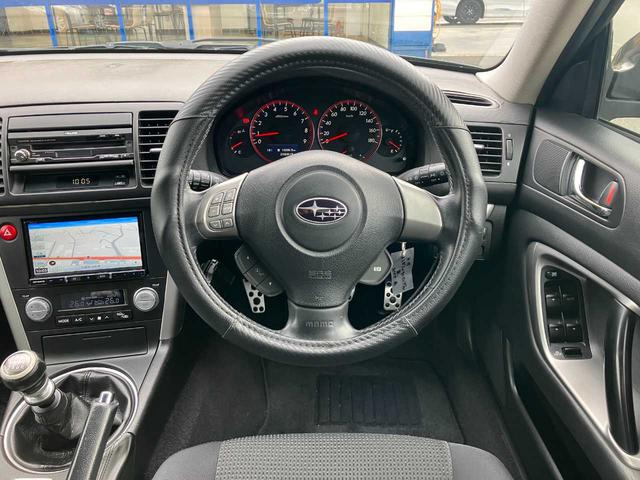 レガシィツーリングワゴン ２．０ＧＴスペックＢ　６速マニュアル／約２２１千ｋｍ時タイミングベルト交換済み／カロッツェリアナビ／フルセグＴＶ／ブルートゥース／ＤＶＤ再生／バックカメラ／ＨＫＳマフラー／純正１８アルミ／ワーク１８アルミ夏付き（16枚目）