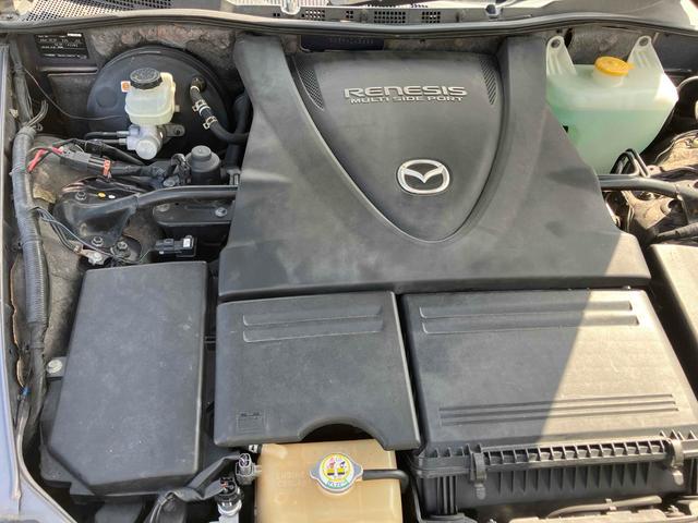 ＲＸ－８ タイプＥ　ドライブレコーダー　ＥＴＣ　オートクルーズコントロール　ＡＴ　ＨＩＤ　スマートキー　電動格納ミラー　アルミホイール　パワーシート　盗難防止システム　衝突安全ボディ　ＡＢＳ　ＥＳＣ　ＣＤ　ＭＤ　カセット（19枚目）