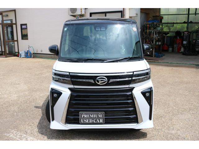 タント カスタムＸ　４ＷＤ　両側電動スライドドア　ＴＶ　クリアランスソナー　レーンアシスト　衝突被害軽減システム　オートライト　ＬＥＤヘッドランプ　スマートキー　アイドリングストップ　シートヒーター　ベンチシート　ＣＶＴ（12枚目）