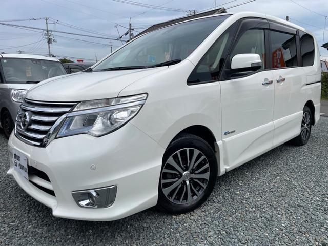 セレナ ハイウェイスターＳ－ＨＶアドバンスドセーフティパック　衝突被害軽減ブレーキ　車線逸脱警報　クルーズコントロール　アイドリングストップ　横滑り防止装置　障害物センサー　全周囲カメラ　両側電動スライドドア　ＳＤナビ　Ｂｌｕｅｔｏｏｔｈオーディオ　後席モニター（6枚目）