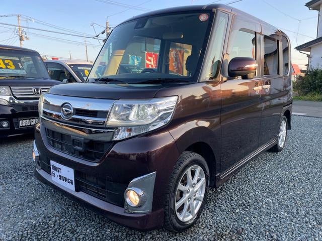 タント カスタムＸ　ＳＡＩＩ　４ＷＤ　衝突被害軽減ブレーキ　アイドリングストップ　横滑り防止装置　片側電動スライドドア　片側電動スライドドア　社外ＣＤデッキ（15枚目）