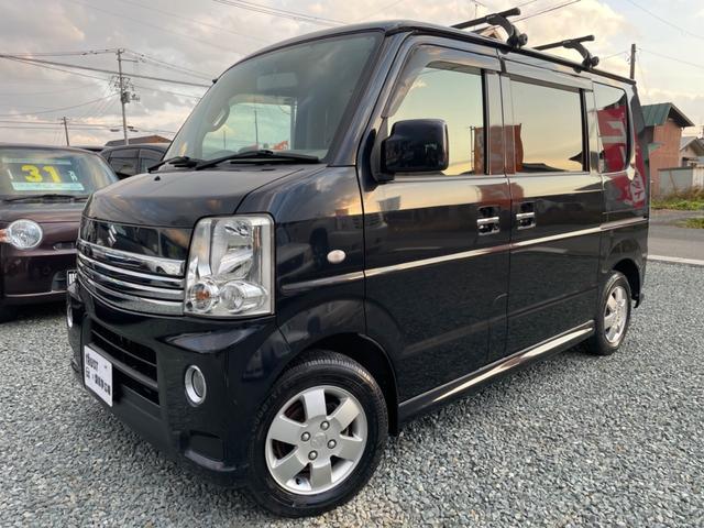 エブリイワゴン ＰＺターボ　４ＷＤ　ターボ　車検Ｒ８年１月　片側電動スライドドア　社外ＣＤデッキ　シートヒーター　ＥＴＣ　キーレスエントリー（6枚目）