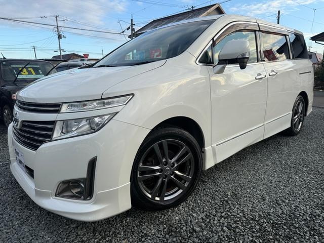 エルグランド ２５０ハイウェイスターアーバンクロム　切替４ＷＤ　横滑り防止装置　両側電動スライドドア　ハーフレザーシート　ＳＤナビ　フルセグＴＶ　Ｂｌｕｅｔｏｏｔｈオーディオ　バックカメラ　後席モニター　ＥＴＣ（5枚目）