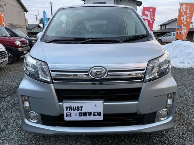 ムーヴ カスタム　Ｘリミテッド　４ＷＤ　車検Ｒ８年５月　アイドリングストップ　ＳＤナビ　ワンセグＴＶ　バックカメラ　プッシュスタート（2枚目）