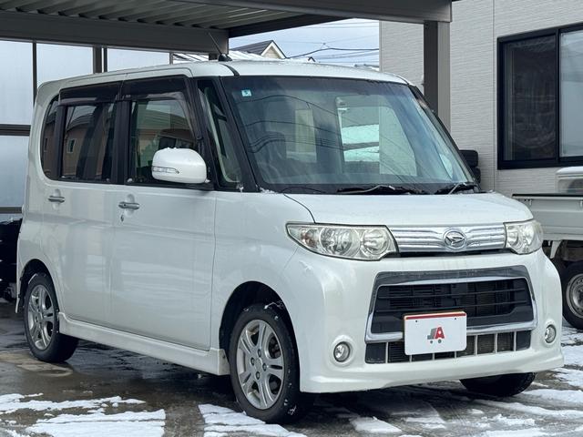 タント カスタムX 4WD CVT 寒冷地仕様 純正14インチアルミホイール HIDヘッドライト(3枚目)