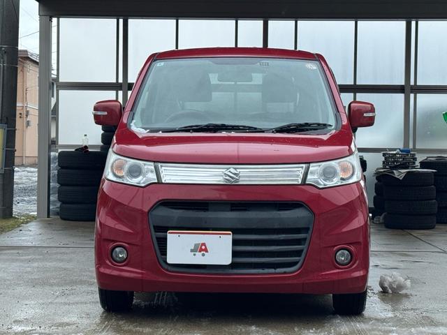 ワゴンＲスティングレー スティングレーＸ　４ＷＤ　ＣＶＴ　寒冷地仕様　スマートフォン連携ナビＴＶ　　純正１４インチアルミホイール（2枚目）