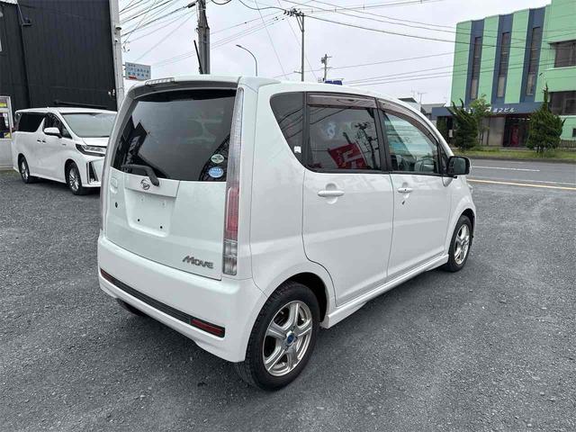 ムーヴ カスタム　Ｘ　４ＷＤ　ＨＩＤ　スマートキー　電動格納ミラー　ベンチシート　ＣＶＴ　盗難防止システム　ＡＢＳ　ミュージックプレイヤー接続可　アルミホイール　衝突安全ボディ　エアコン　パワーステアリング（7枚目）