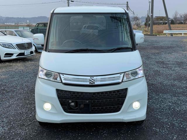 パレットSW XS 4WD 両側スライド・片側電動 ナビ TV オートライト HID スマートキー シートヒーター ベンチシート CVT 盗難防止システム ABS CD DVD再生 アルミホイール 衝突安全ボディ(3枚目)