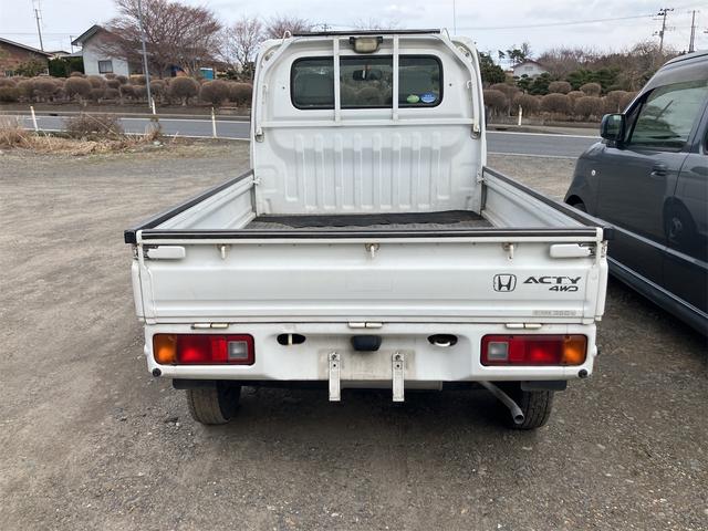 アクティトラック 　４ＷＤ　ＭＴ　パワーステアリング　運転席エアバッグ　記録簿（7枚目）