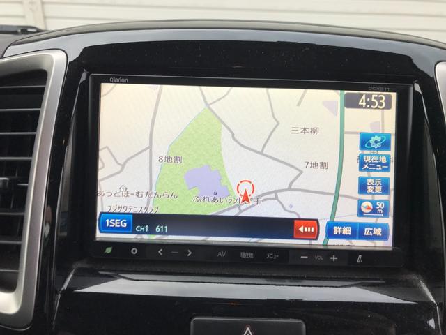 ソリオ ブラック＆ホワイト　４ＷＤ　ＥＴＣ　ナビ　ＴＶ　両側電動スライドドア　オートライト　ＨＩＤ　スマートキー　シートヒーター　フルフラット　ウォークスルー　ＣＶＴ　アルミホイール　ＣＤ　ＤＶＤ再生　ＵＳＢ　盗難防止システム（3枚目）