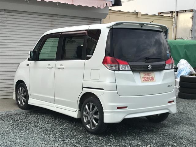 ソリオ ブラック＆ホワイト　４ＷＤ　ＥＴＣ　ナビ　ＴＶ　両側電動スライドドア　オートライト　ＨＩＤ　スマートキー　シートヒーター　フルフラット　ウォークスルー　ＣＶＴ　アルミホイール　ＣＤ　ＤＶＤ再生　ＵＳＢ　盗難防止システム（16枚目）