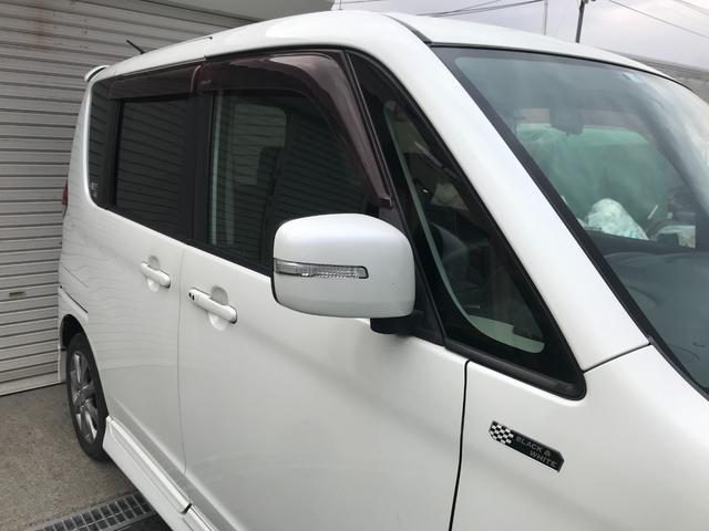 ソリオ ブラック＆ホワイト　４ＷＤ　ＥＴＣ　ナビ　ＴＶ　両側電動スライドドア　オートライト　ＨＩＤ　スマートキー　シートヒーター　フルフラット　ウォークスルー　ＣＶＴ　アルミホイール　ＣＤ　ＤＶＤ再生　ＵＳＢ　盗難防止システム（22枚目）