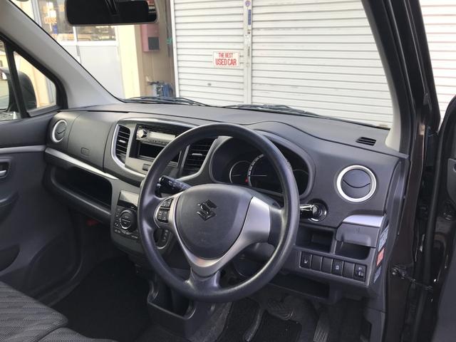 ワゴンＲ ＦＸリミテッド　４ＷＤ　ＥＴＣ　スマートキー　アイドリングストップ　シートヒーター　ベンチシート　ＣＶＴ　盗難防止システム　ＡＢＳ　ＣＤ　アルミホイール　衝突安全ボディ　エアコン　パワーステアリング　パワーウィンドウ（6枚目）