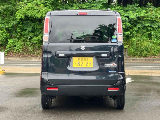スペーシア ハイブリッドＧ　４ＷＤ　両側スライドドア　ナビ　ＴＶ　オートライト　スマートキー　アイドリングストップ　電動格納ミラー　シートヒーター　ベンチシート　ＣＶＴ　盗難防止システム　ＡＢＳ　ＥＳＣ　ＣＤ　ＵＳＢ（16枚目）