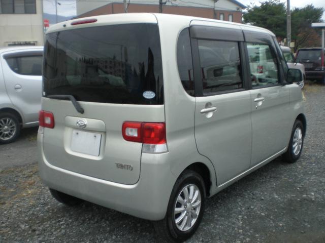 タント Ｌ　４ＷＤＫＦチェーンベルトＡＢＳキーレス２０２１年製ブリヂストンＶＲＸ２スタッドレスタイヤ社外１３インチアルミホイール（4枚目）