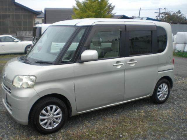 タント Ｌ　４ＷＤＫＦチェーンベルトＡＢＳキーレス２０２１年製ブリヂストンＶＲＸ２スタッドレスタイヤ社外１３インチアルミホイール（20枚目）