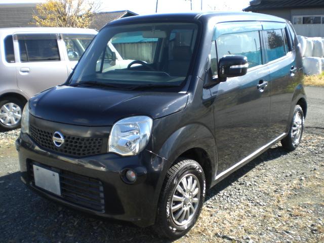 モコ Ｘ　ＦＯＵＲ　４ＷＤ車検新規２年Ｒ０６Ａチェーンベルト禁煙２０２２年製ヨコハマアイスガードｉＧ６０スタッドレスタイヤ社外１３インチアルミホイール運転席シートヒータードアミラーヒーター（2枚目）